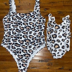 Mommy & Me • Swimming Suits • Size Large • Size 80 // 12M